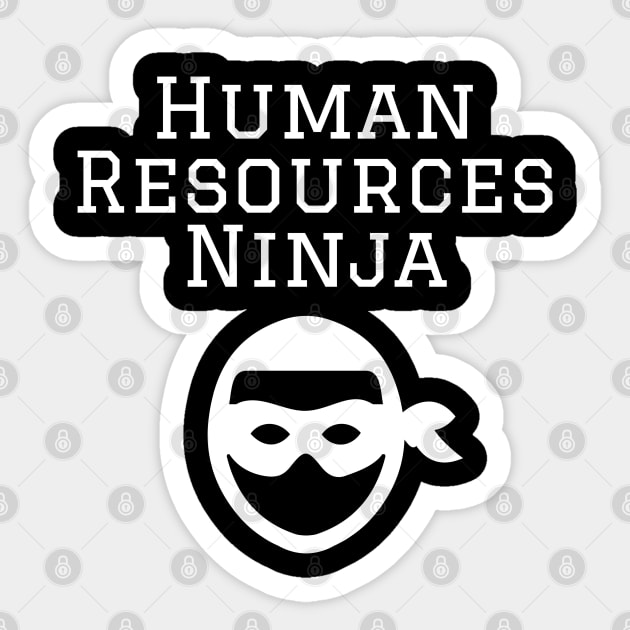 Human Resources Ninja Sticker by evokearo